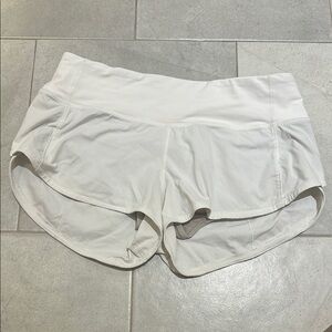 lululemon athletica White Athletic Shorts